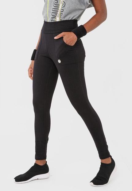 Legging Colcci Fitness Bolsos Preta - Marca Colcci Fitness