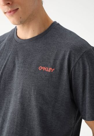 Camiseta Oakley Reta Logo Grafite