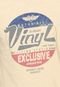 Camiseta Vinyl Brand Raglan Bege - Marca Vinyl