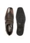 Sapato Social Couro Rafarillo Texturizado Marrom - Marca Rafarillo