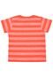 Camiseta Lacoste Kids Listrada Laranja - Marca Lacoste Kids