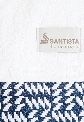 Toalha de Banho Santista Work Fio Penteado Branca