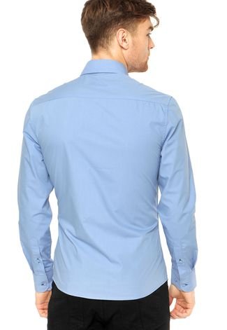 Camisa Casual Forum Azul