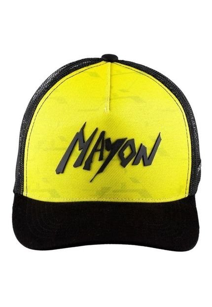 Boné Trucker Mayon Mn7328 Cyberpunk Amarelo Sarja Sublimado - Marca USEMAYON
