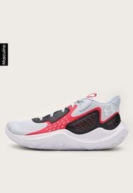 Tenis Basketball Gris-Coral-Negro UNDER ARMOUR Jet '23