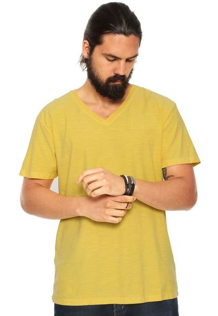 Camiseta Reserva Gola V Amarela - Marca Reserva