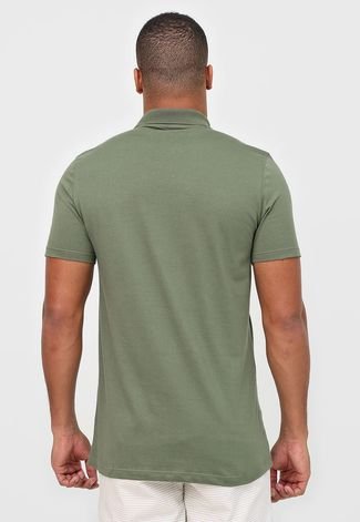 Camisa Polo Malwee Reta Bolso Verde