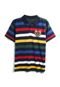 Camiseta Tommy Hilfiger Kids Menino Listras Azul-Marinho/Branco/Vermelho - Marca Tommy Hilfiger Kids