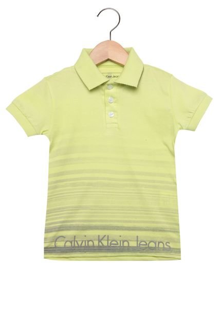 Camisa Polo Calvin Klein Kids Menino Verde - Marca Calvin Klein Kids