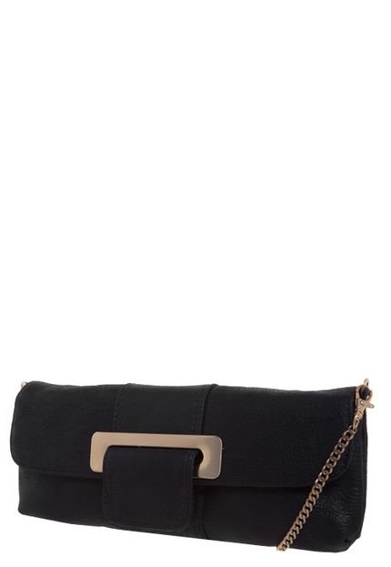 Bolsa Clutch Tira Preta - Marca Dumond