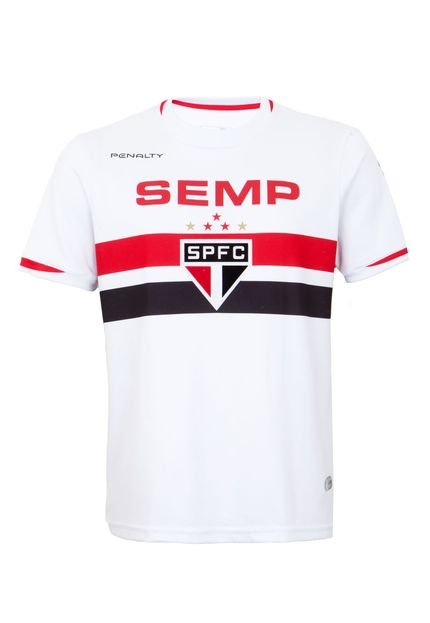 Camisa Penalty São Paulo I Torcedor nº10 Branca - Marca Penalty