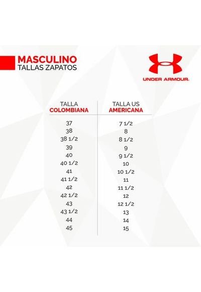 Zapatos under armour deals talla 10 hombre