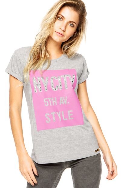 Blusa Little Pink Nycity Cinza - Marca Little Pink