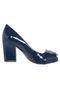 Scarpin My Shoes Fivela Azul - Marca My Shoes