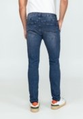 Calça Jeans Skinny Lavagem Escura com Cadarço - Marca Hangar 33