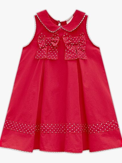 Vestido Infantil Menina Milon Vermelho - Marca Milon