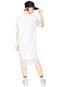 Vestido adidas Originals Midi CLRDO Tee Branco - Marca adidas Originals