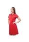 Vestido Polo Dress Eurclarssic Vermelho - Marca Tommy Hilfiger