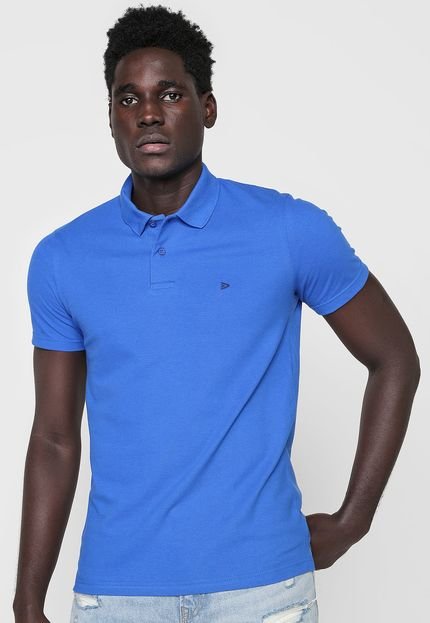 Camisa Polo Malwee Slim Logo Azul - Marca Malwee