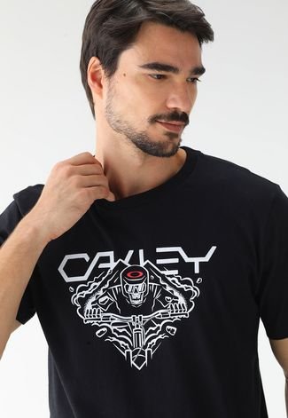 Camiseta Oakley Reta Ellipse Preta