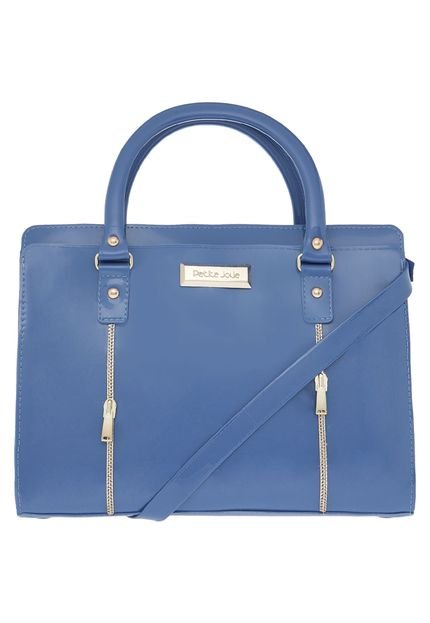 Bolsa Petite Jolie Joy Pvc Azul - Marca Petite Jolie