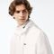 Jaqueta Lacoste curta impermeável com capuz removível Branco - Marca Lacoste