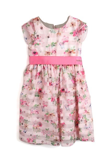 Vestido Marisol Floral Rosa - Marca Marisol