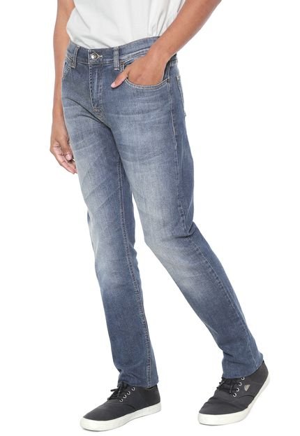 Calça Jeans Quiksilver Slim Avalon Dust Azul - Marca Quiksilver
