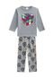 Pijama Infantil Menino Camiseta   Calça Kyly Cinza - Marca Kyly