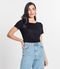 Blusa Feminina Malha me Viscose Preto - Marca Select