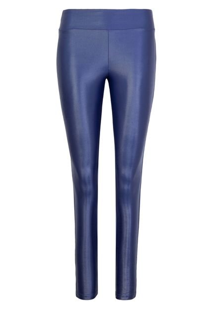 Calça Legging Mulher Elástica Karen Emana Cire Azul - Marca Mulher Elastica
