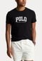 Camiseta Polo Ralph Lauren Reta Logo Preta - Marca Polo Ralph Lauren