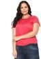 Blusa Cativa Plus Size Renda Rosa - Marca Cativa Plus