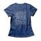 Camiseta Feminina Old Games Project - Azul Genuíno - Marca Studio Geek 