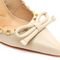 Scarpin Couro Off White Salto Alto Cecconello 2396005-2 - Marca Cecconello