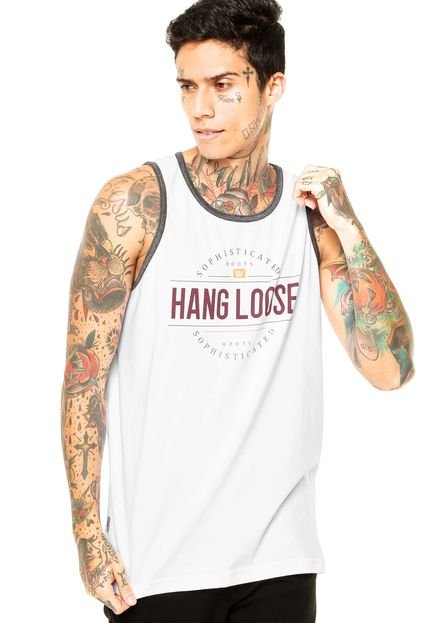 Regata Hang Loose Rasta Branca - Marca Hang Loose