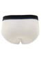 Cueca Calvin Klein Underwear Slip Logo Branca - Marca Calvin Klein Underwear