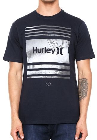 Camiseta Hurley Sustenance Azul-Marinho
