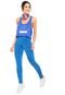 Regata Cropped Colcci Fitness Estampada Azul - Marca Colcci Fitness