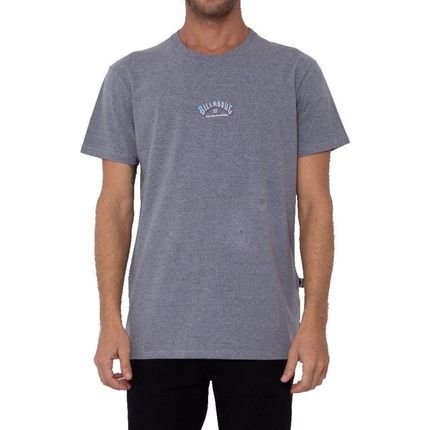 Camiseta Billabong Arch II Masculina Cinza Mescla - Marca Billabong