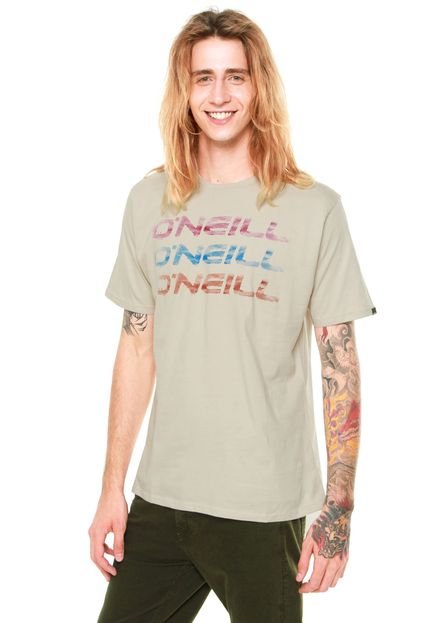 Camiseta O'Neill Estampada 1412 Bege - Marca O'Neill