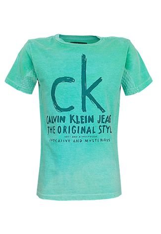 Camiseta Calvin Klein Kids Verde