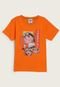 Camiseta Infantil Brandili Naruto Laranja - Marca Brandili