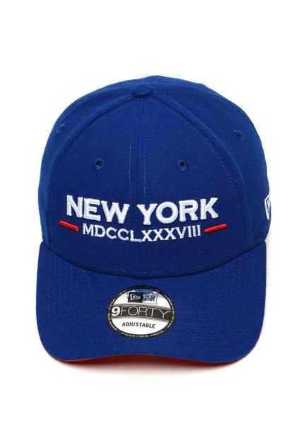 Boné New Era Snapback New York Estabilished Azul - Marca New Era