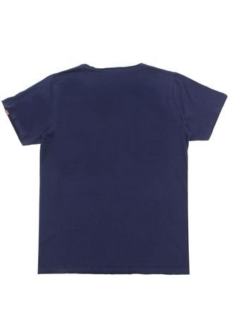 Camiseta Abrange Menino Frontal Azul-Marinho