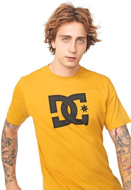 Camiseta DC Shoes Star Color Amarela - Marca DC Shoes