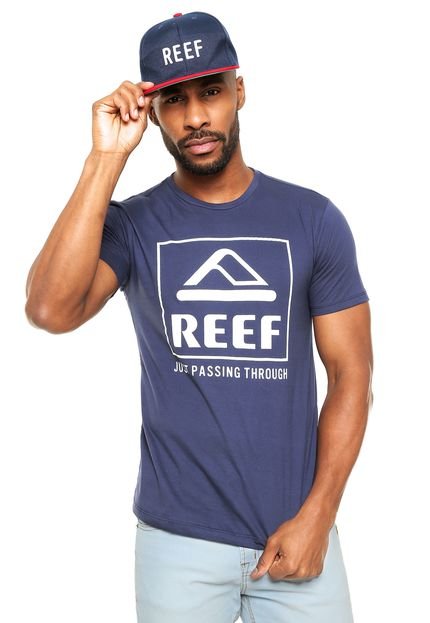 Camiseta Reef Estampada Azul - Marca Reef