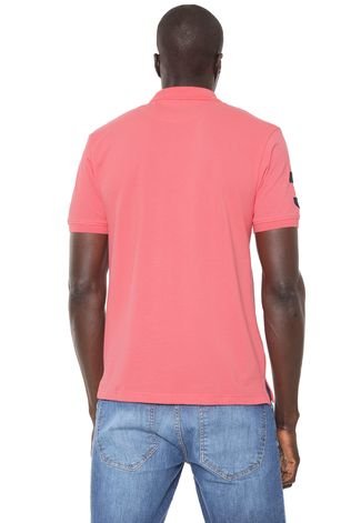 Camisa Polo U.S. Polo Reta Bordada Rosa - Compre Agora