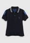 Camisa Polo Aleatory Infantil Frisos Azul-Marinho - Marca Aleatory