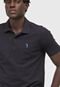 Camisa Polo Aleatory Reta Frisos Preta - Marca Aleatory